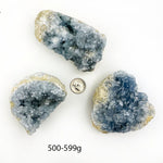 Raw Freeform Blue Celestite Crystals