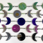 Agate Moon Phase Horizontal Wall Hangings