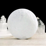 Selenite Charging Plate - Flat Round Stone - BY SIZE (RK5)