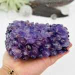 Heart Candle Holder Tumbled Stones - (RK6A)