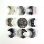 Amethyst Moon Crescent - 20mm Small - UNDRILLED