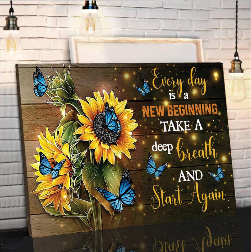 🌻Butterfly Sunflowers Wall Art🦋