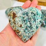 Amazonite Polished Crystal Heart YOU CHOOSE #2