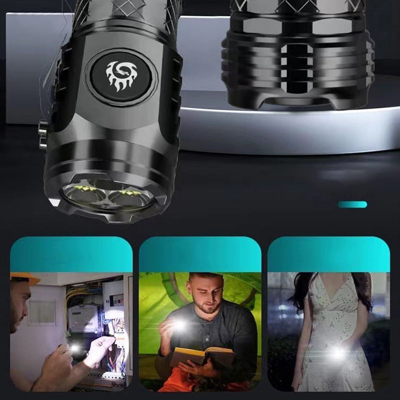 Three-eyed monster mini flashlight