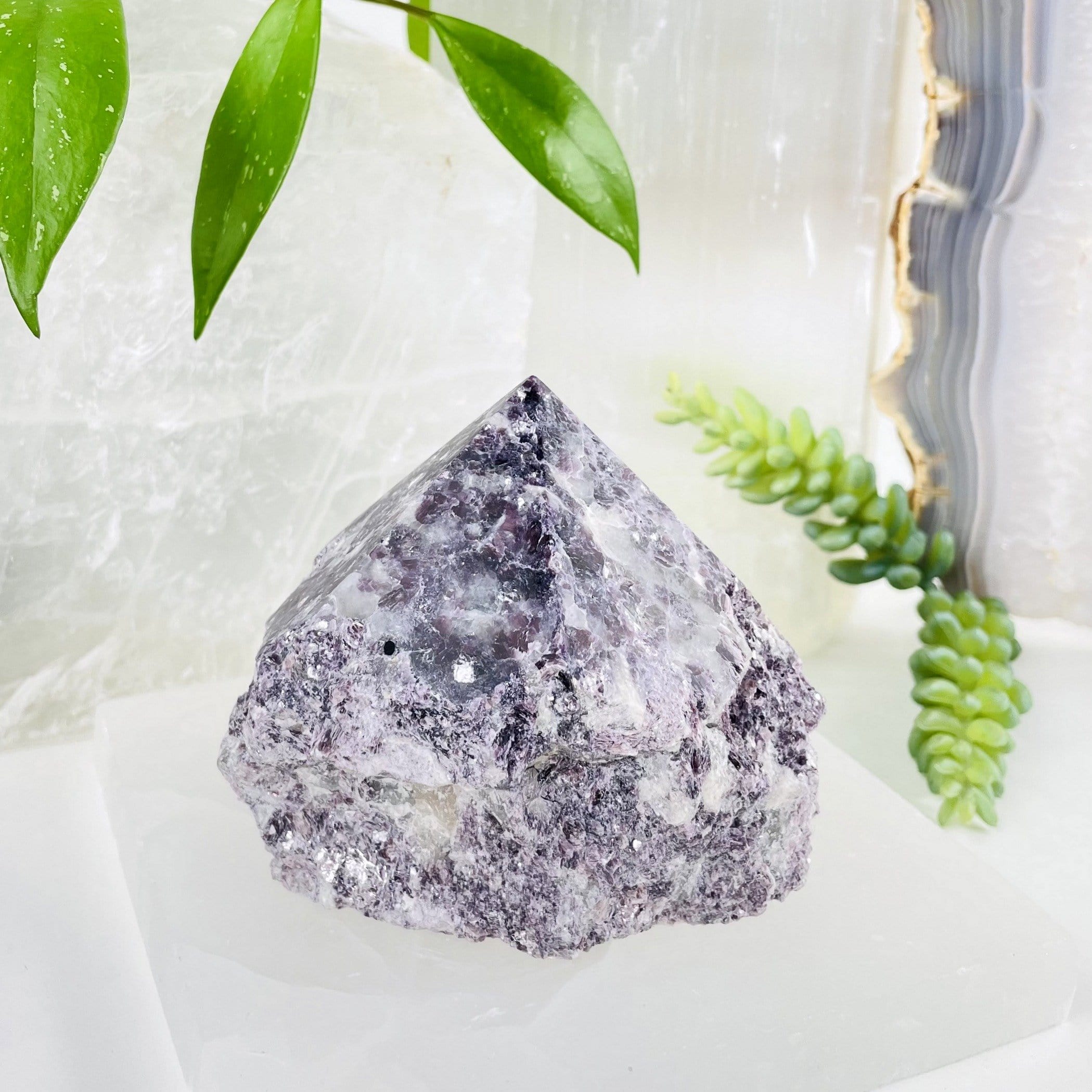 Lepidolite Point - Semi-polished points - BY WEIGHT - (Point-17)