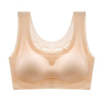 Ultra-thin Plus Size Ice Silk Comfort bra