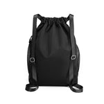 Large Nylon Drawstring Pocket Backpack