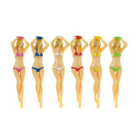 Funny Bikini Girl Golf Tees (6pcs)