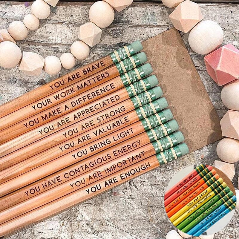 10Pcs Affirmation Pencils✏️HB