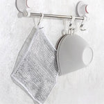 Multipurpose Wire Dishwashing Rags for Wet and Dry