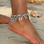 Handmade-Vintage Elephant Anklet Bracelet