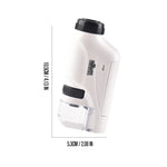 Kid's Portable Pocket Microscope With Adjustable Zoom 60-120x