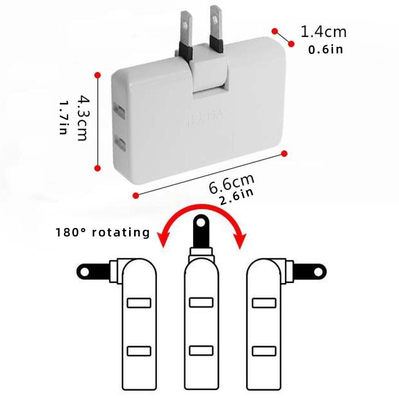 Rotatable Socket Converter