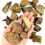 Tigers Eye Rough Stones - 1 Pound Bag