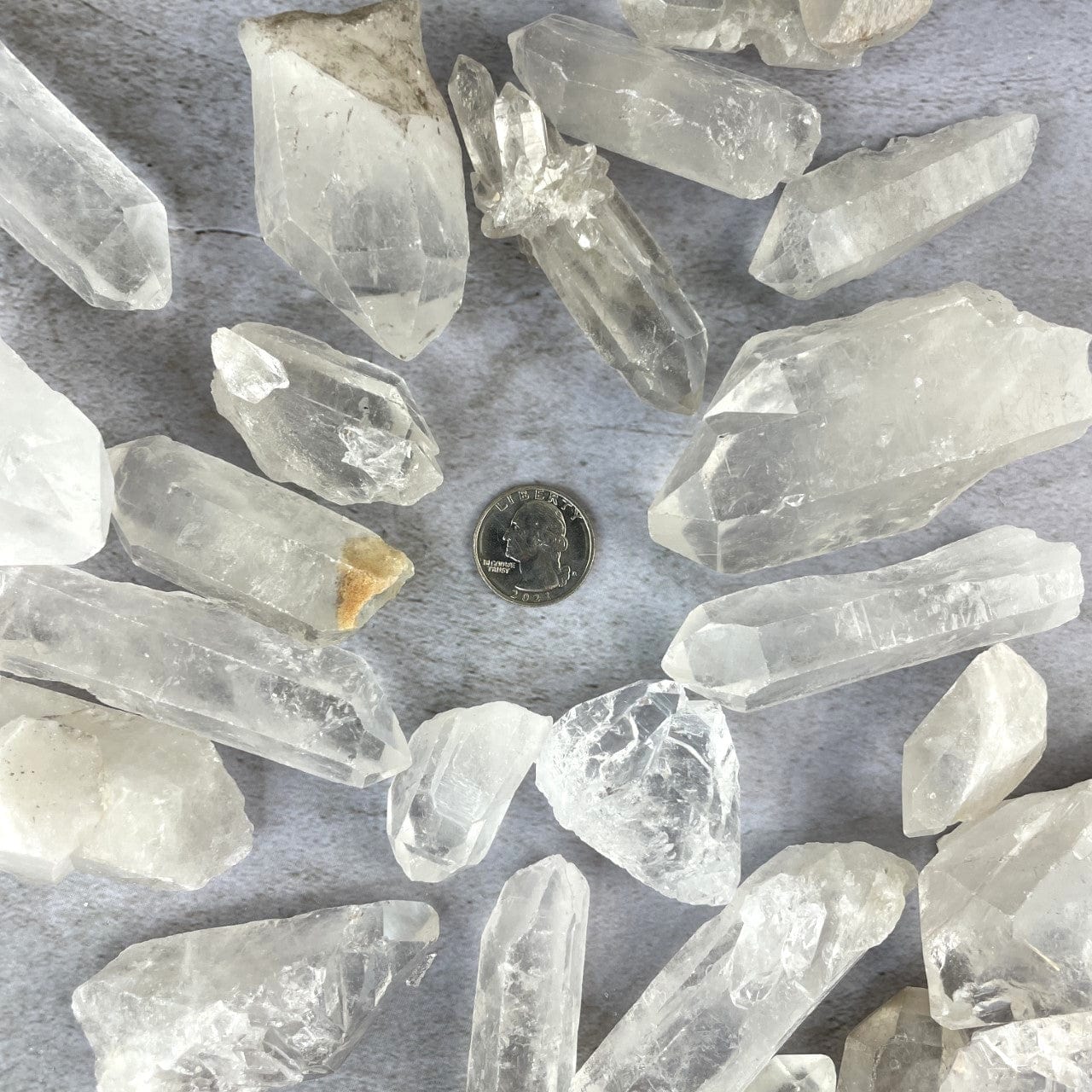 Crystal Quartz Points - 1 Pound Bag