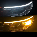 Flexible DRL LED Night & Daytime Running Light Strip (No Disassembling Needed)