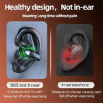 Wireless ear clip bluetooth headset