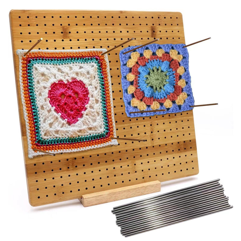 Crochet Blocking Board With Pegs