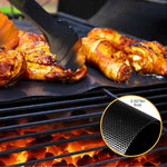 Non-Stick BBQ Grill Matswith cutting box