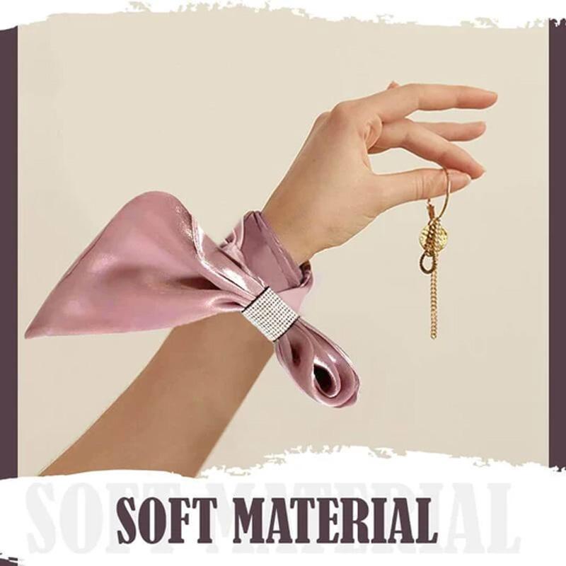 All-Match Solid Silk Scarf