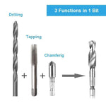 Domom® Metric Tap Drill Bits 6PCS (M3 - M10)