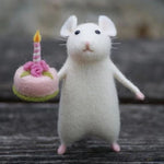 Cute Felt Mouse Ornament