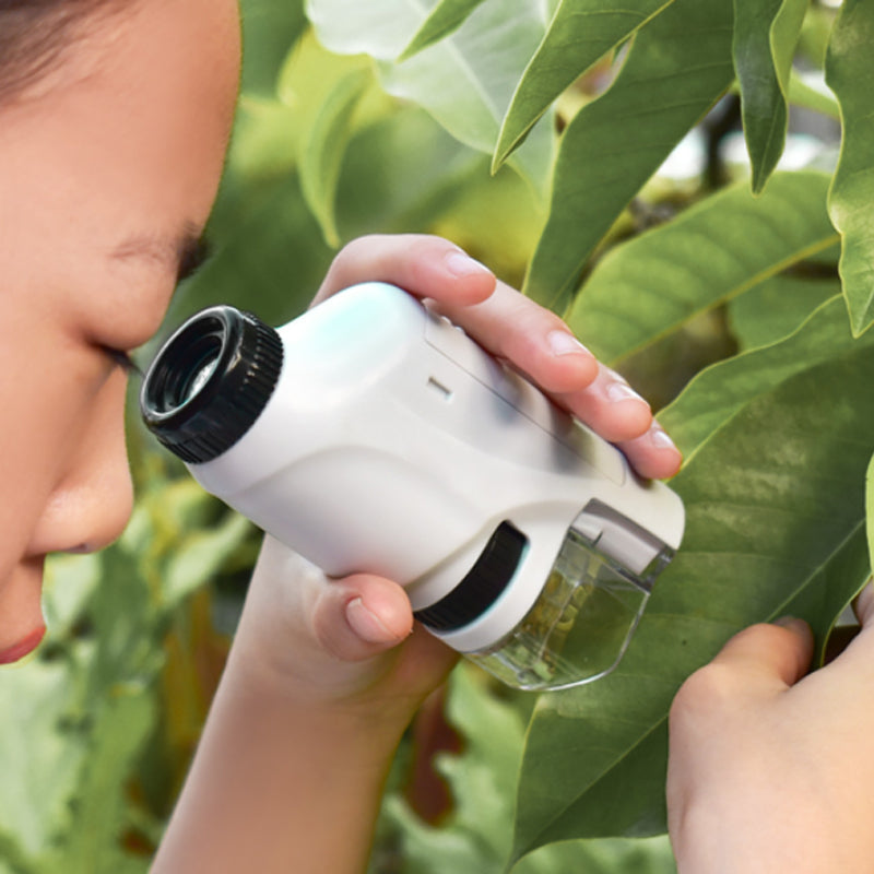 Kid's Portable Pocket Microscope With Adjustable Zoom 60-120x