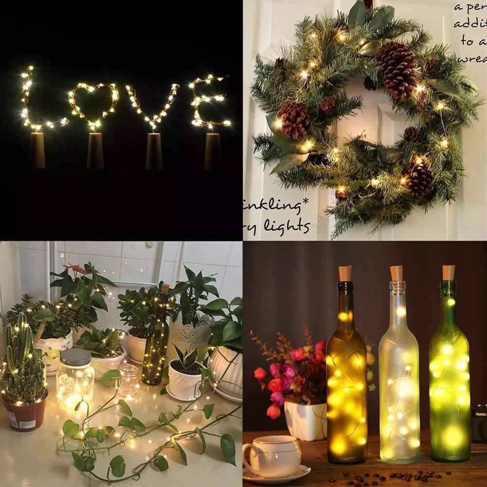 LED bottle light cork night light DIY deco gift