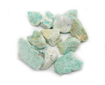 Amazonite Chips - Natural Rough Amazonite from Brazil - 5 pieces (RK37B3-01)