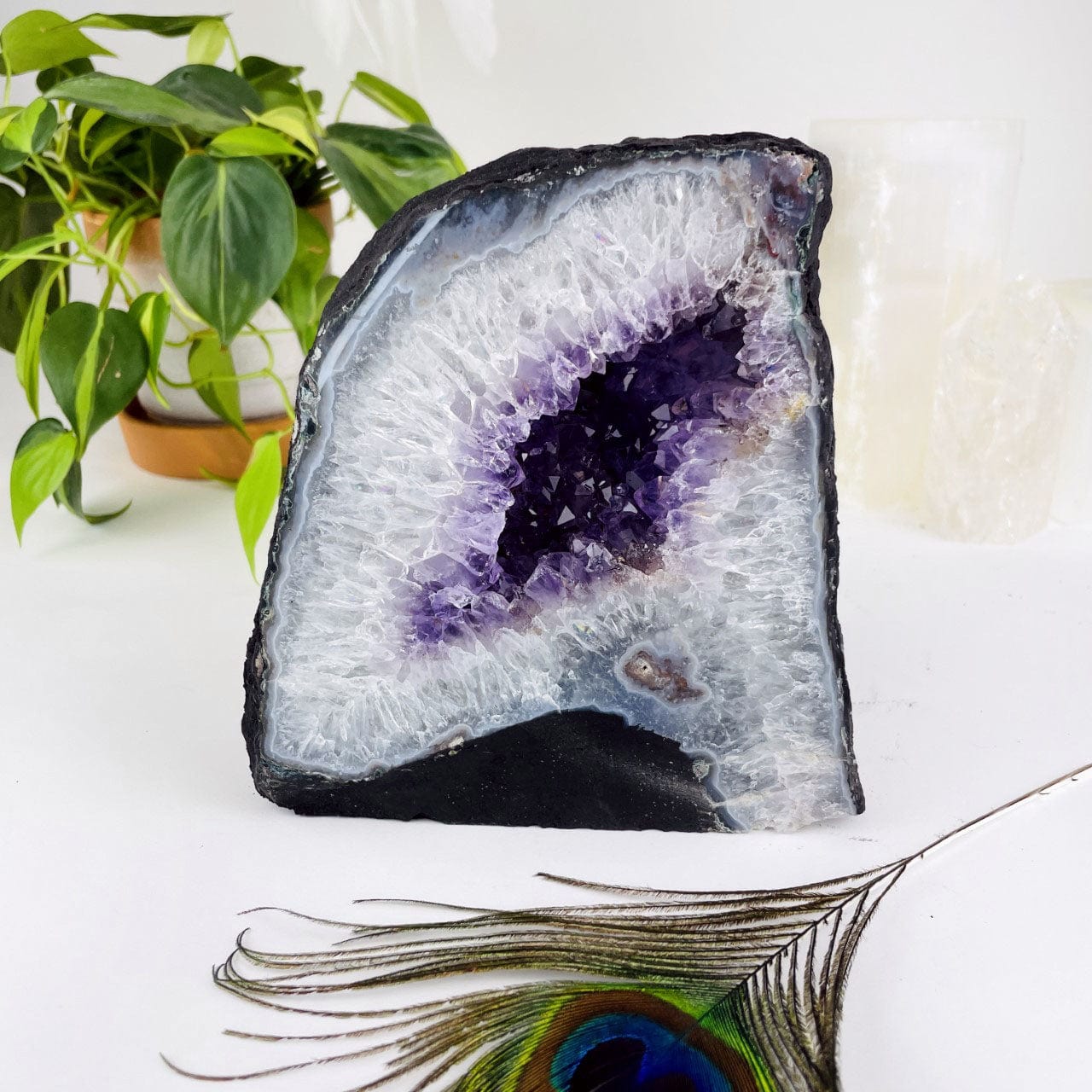 Amethyst Cathedral Geode Crystal - OOAK