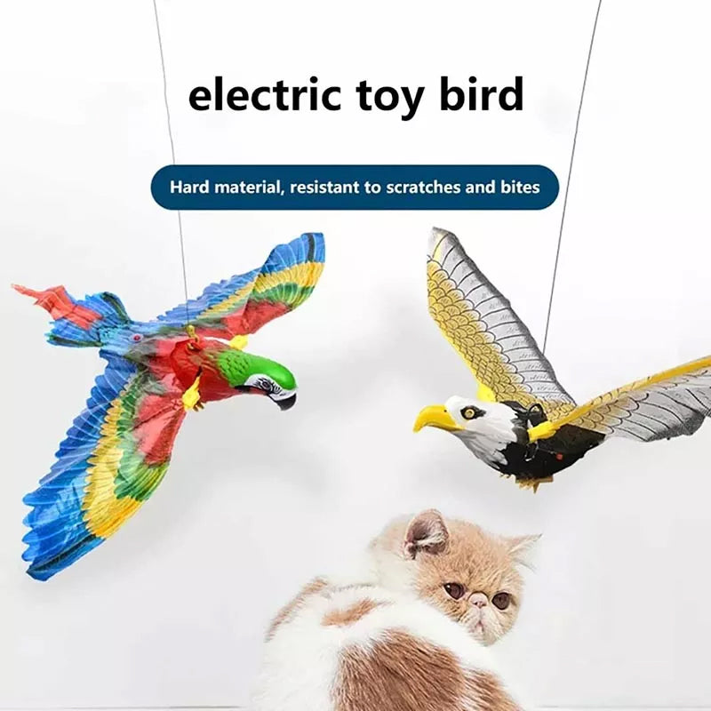 Bird Simulation Interactive Hanging Flying Toy/Eagle Flying Toy for Cats