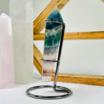 Fluorite Crystal Point with Stand AS IS #7