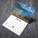 2024 Dogs Pooping in Beautiful Places Calendar