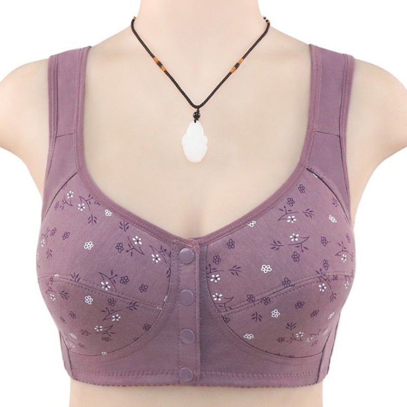 Convenient Front Button Bra