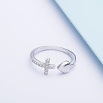 Love S925 Sterling Silver Cross Ring