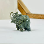 Moss Agate Crystal Carved Elephants YOU CHOOSE