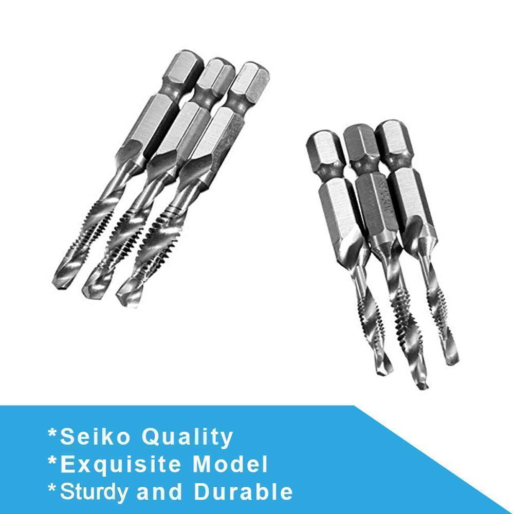 Domom® Metric Tap Drill Bits 6PCS (M3 - M10)