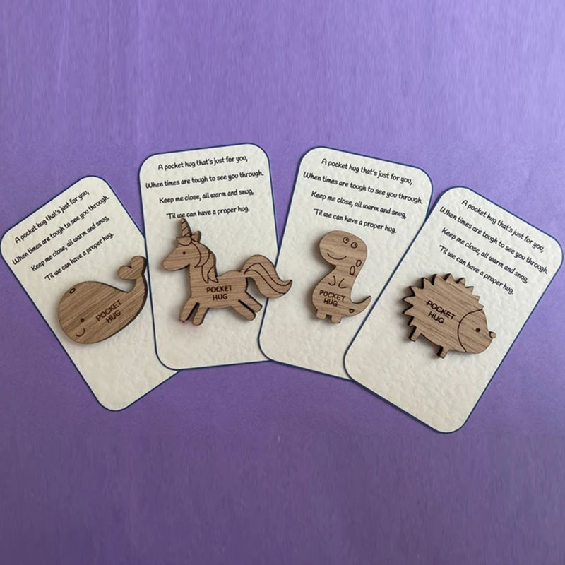 Pocket Hug Wooden Token