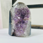 Amethyst Agate Cluster Polished Crystal Point OOAK