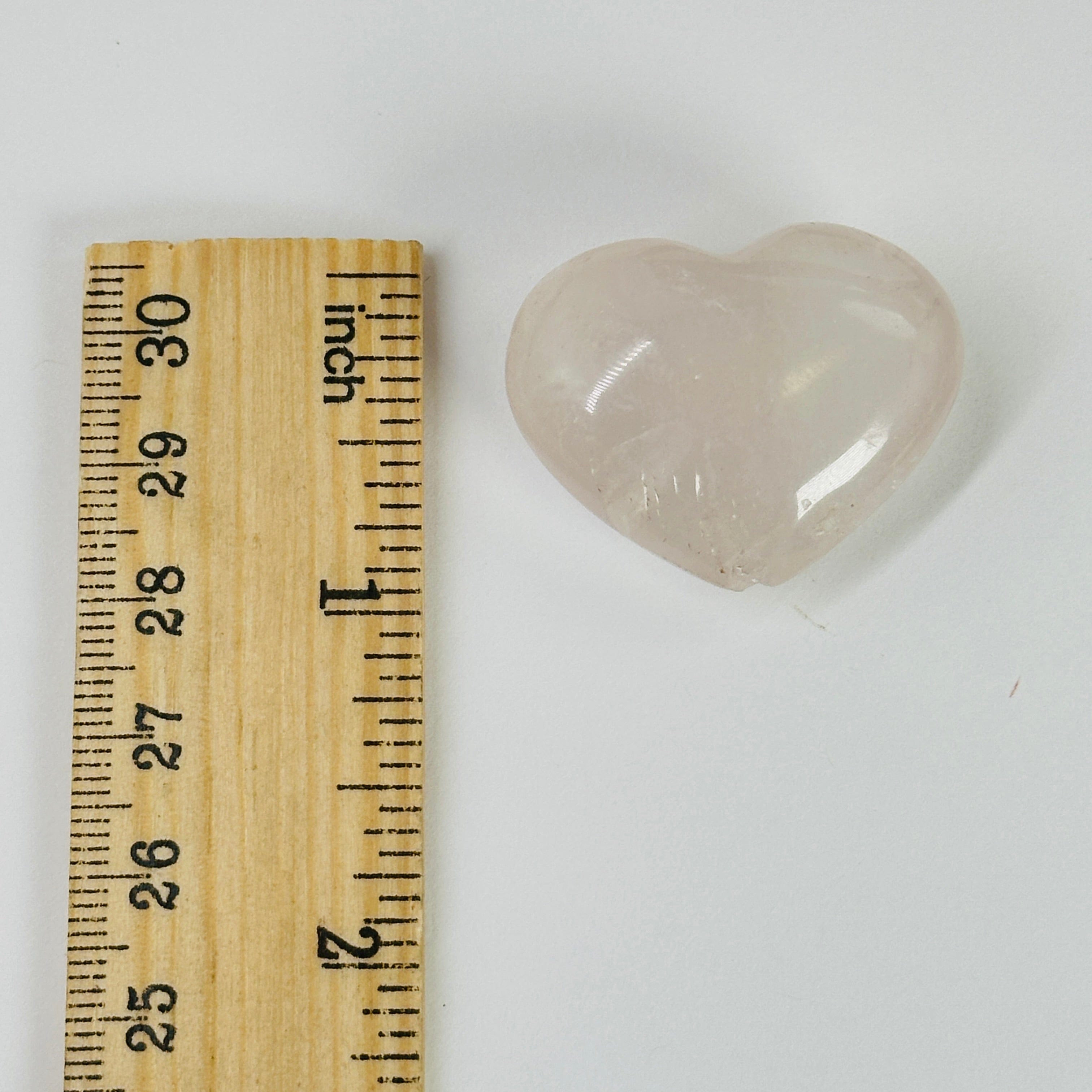 Rose Quartz Puffy Crystal Heart AS IS YOU CHOOSE