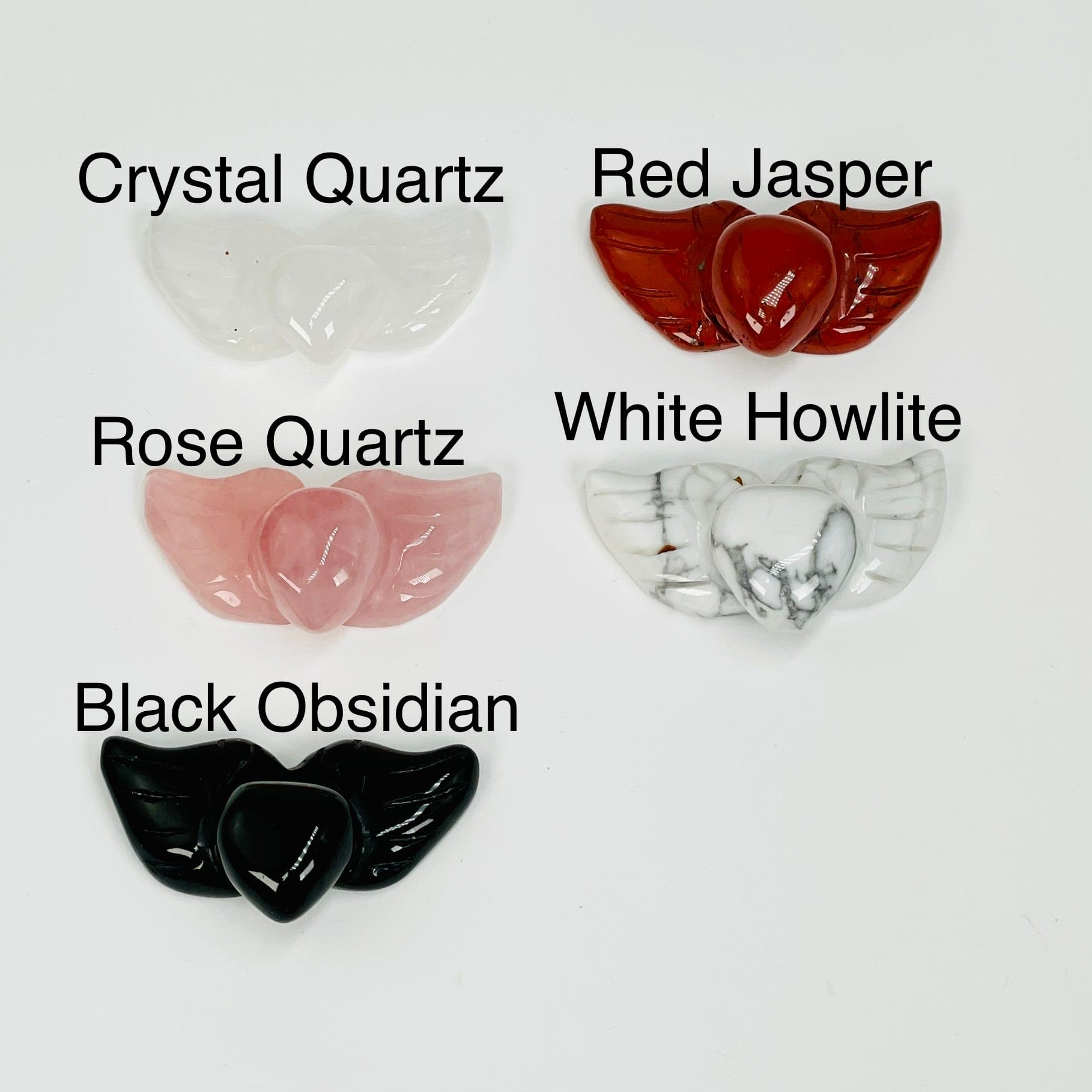 Gemstone Heart Angels