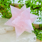 Rose Quartz Merkaba Crystal - You Choose