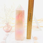 Angel Aura Rose Quartz Tower - Crystal Tower