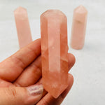 Large Rose Quartz Tower Obelisk Point DRILLED(RK18B30)