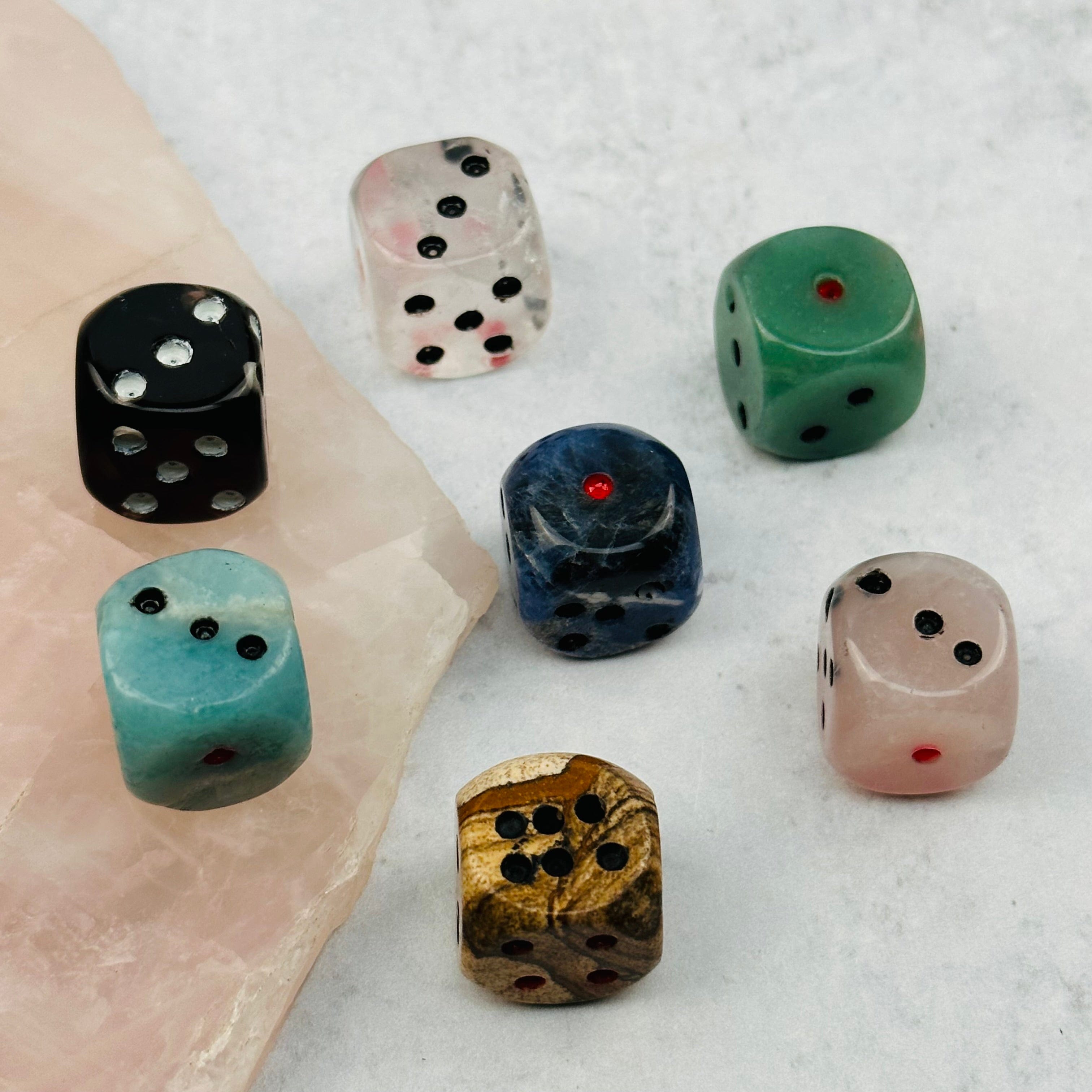 Gemstone Dice - You Choose Stone