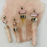 Large Rose Quartz Pendants - You Choose -