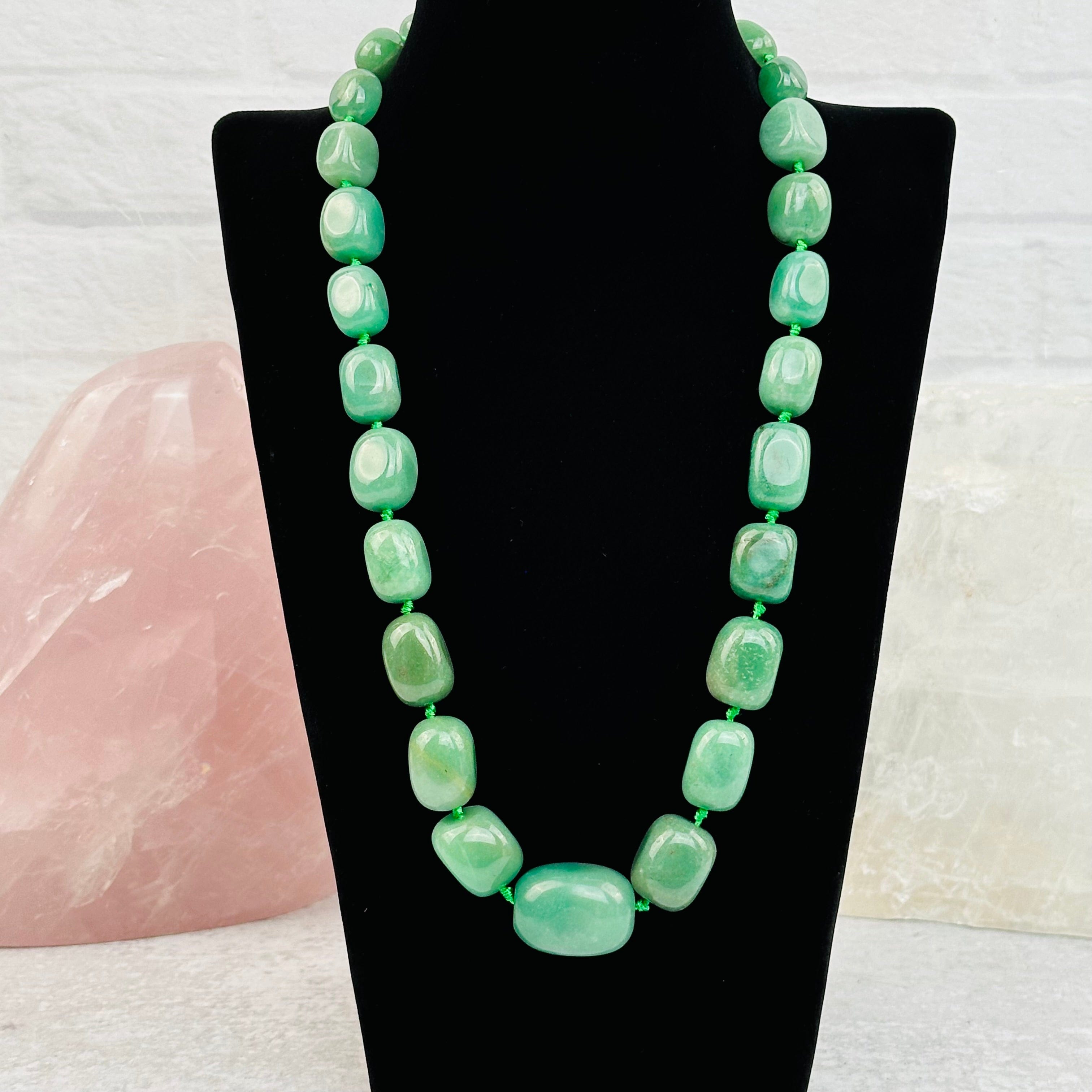 Tumbled Stone Crystal Necklace - You Select Style