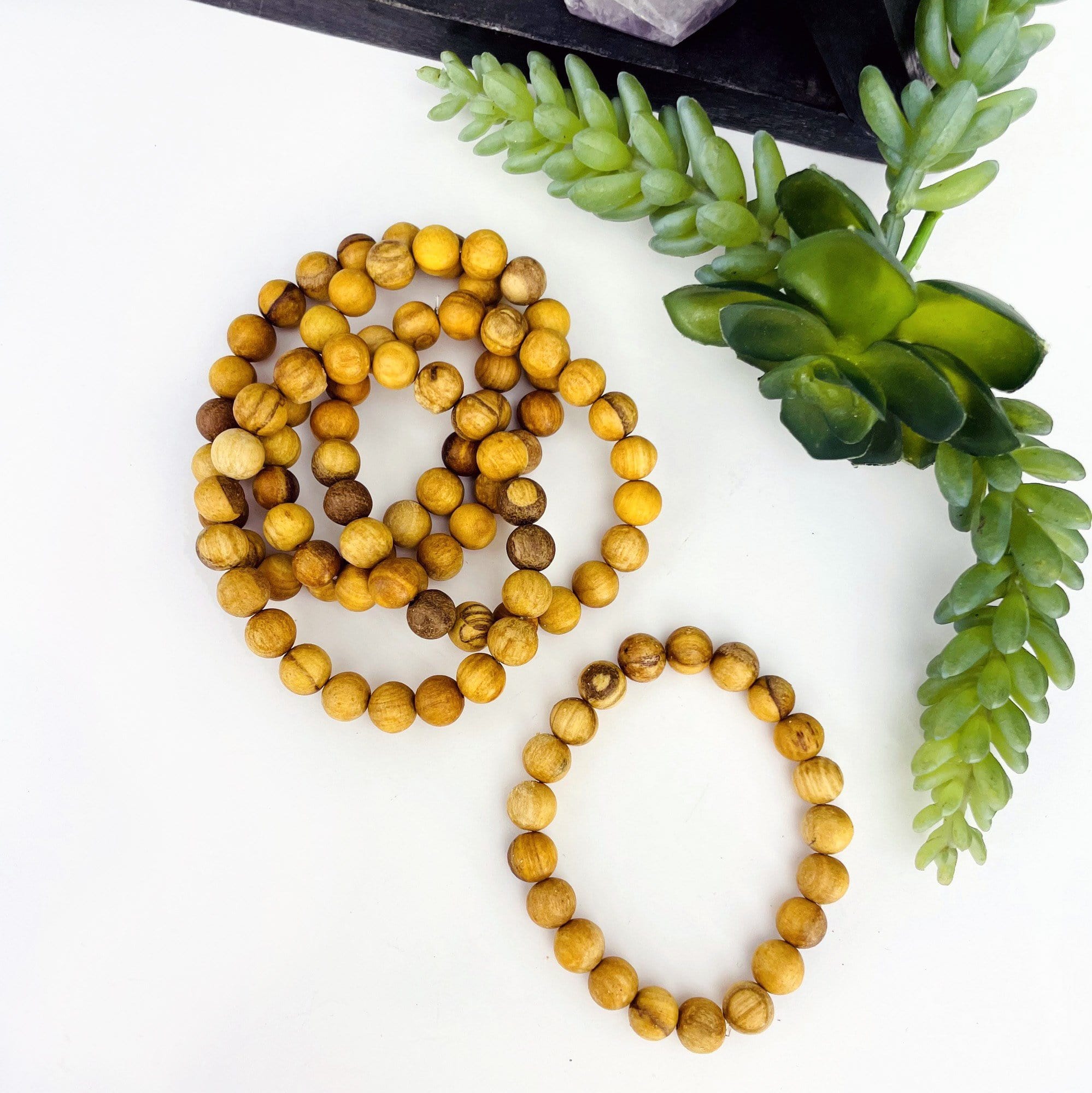 Palo Santo Round Bead Bracelets8mm Beads