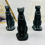 Black Obsidian Crystal Cat - Sophisticated Feline