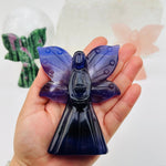 Carved Crystal Angel - You Select the Stone - Limited Stock Item